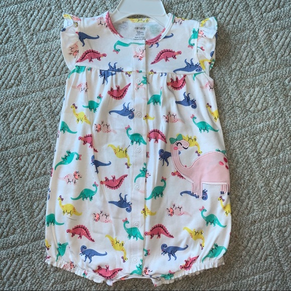 SOLD Flutter-Sleeve Romper - Picture 1 of 3